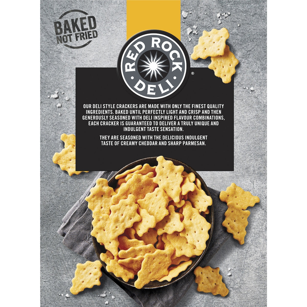Red Rock Deli Style Crackers Cheddar & Parmesan 135g