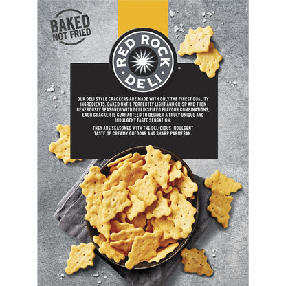 Red Rock Deli Style Crackers Cheddar & Parmesan 135g