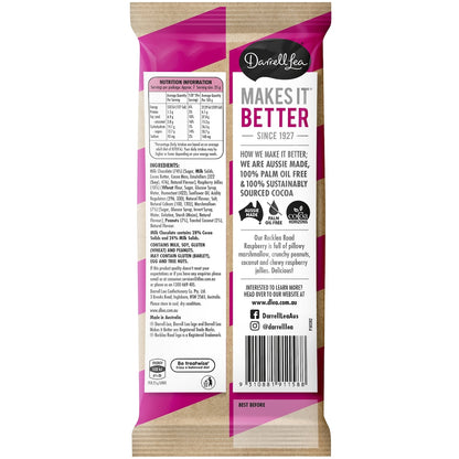 Darrell Lea Raspberry Rocklea Road Block 180g