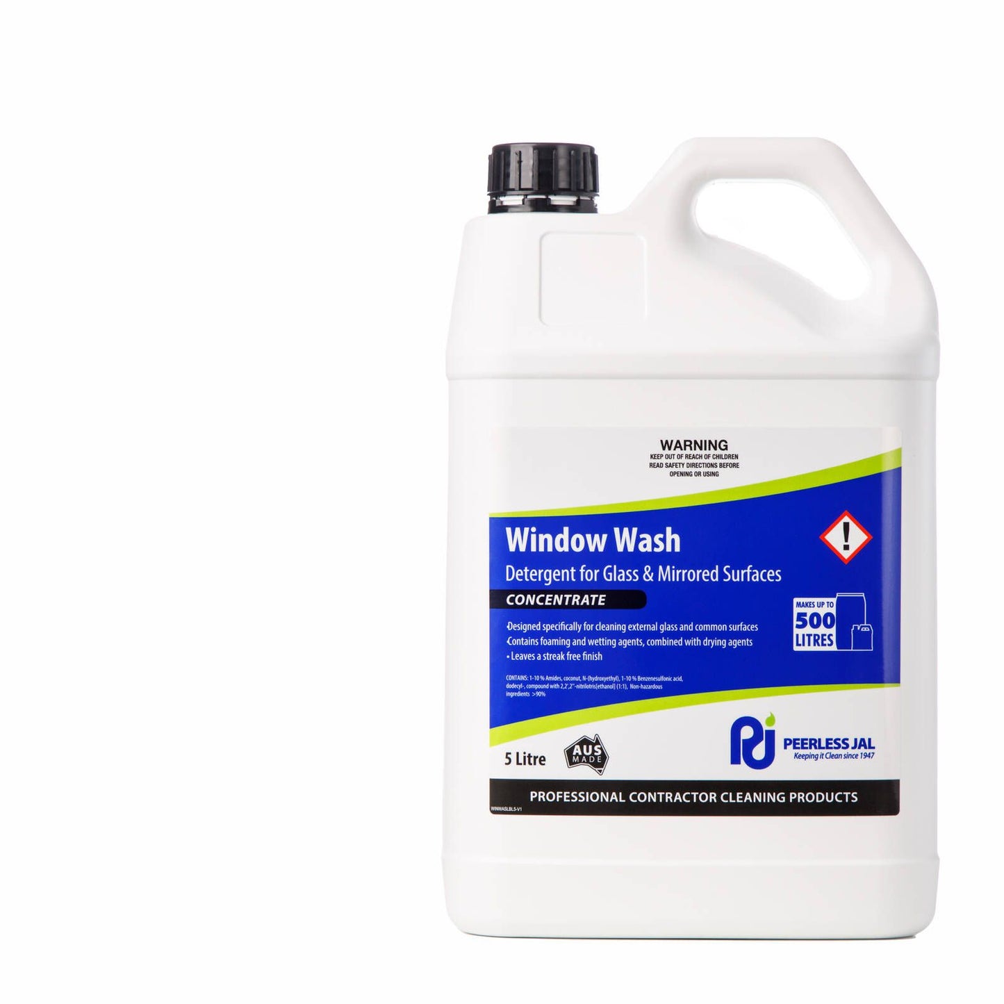 Peerless JAL Window Wash Concentrate - 5L