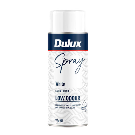 Dulux Spray Paint - 310g - Low Odour Satin White