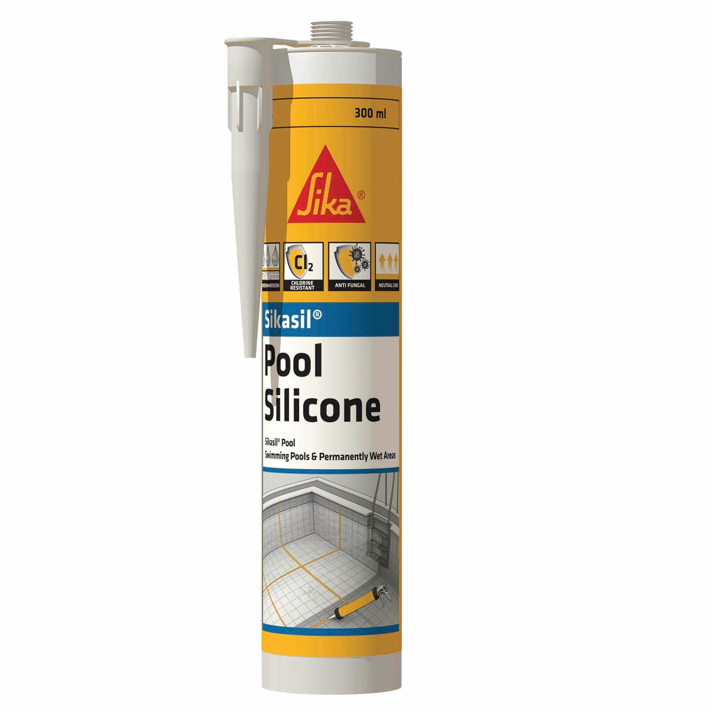 Sika Sikasil Pool Silicone - 300ml