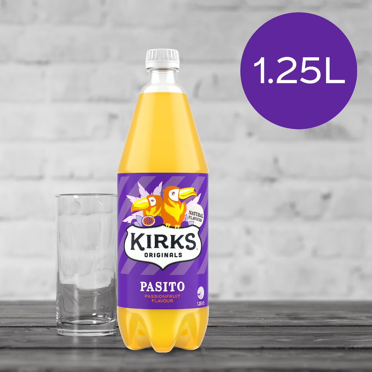 Kirks Pasito Soft Drink Bottle 1.25l