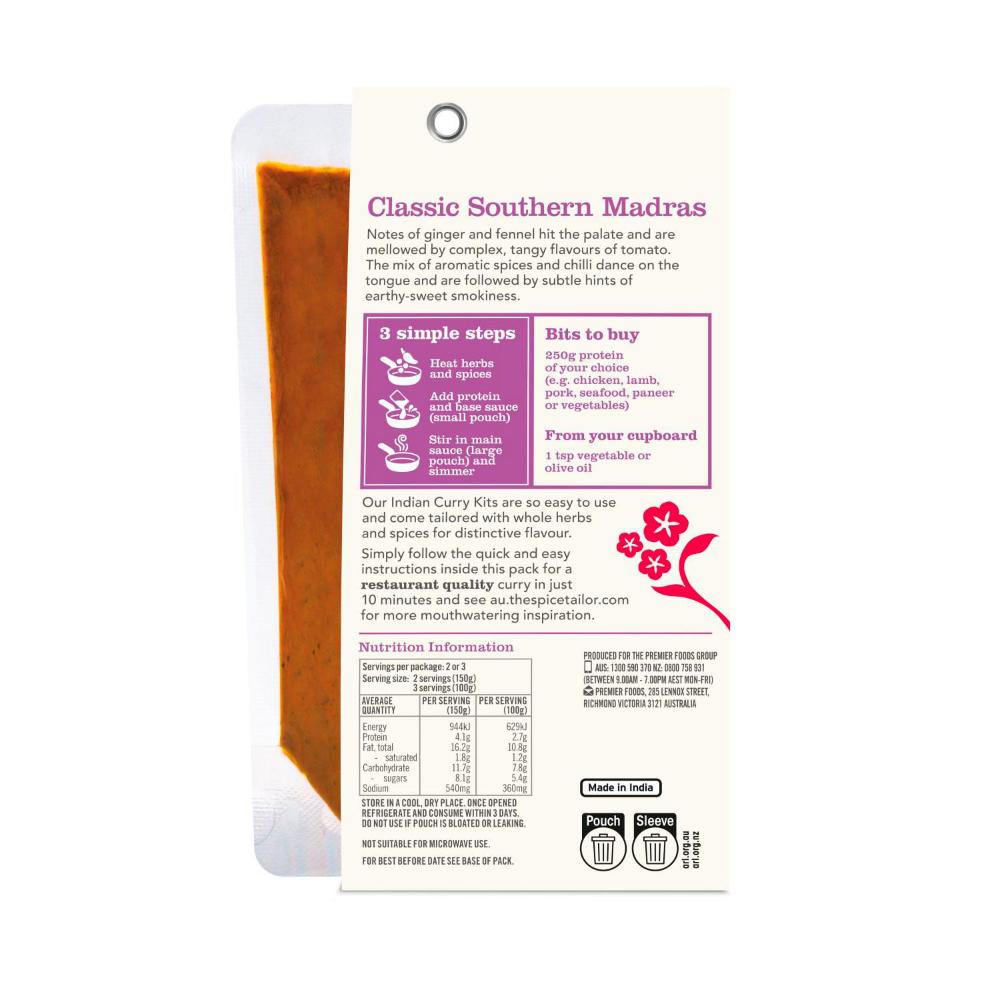 The Spice Tailor Madras Curry Kit - 300g