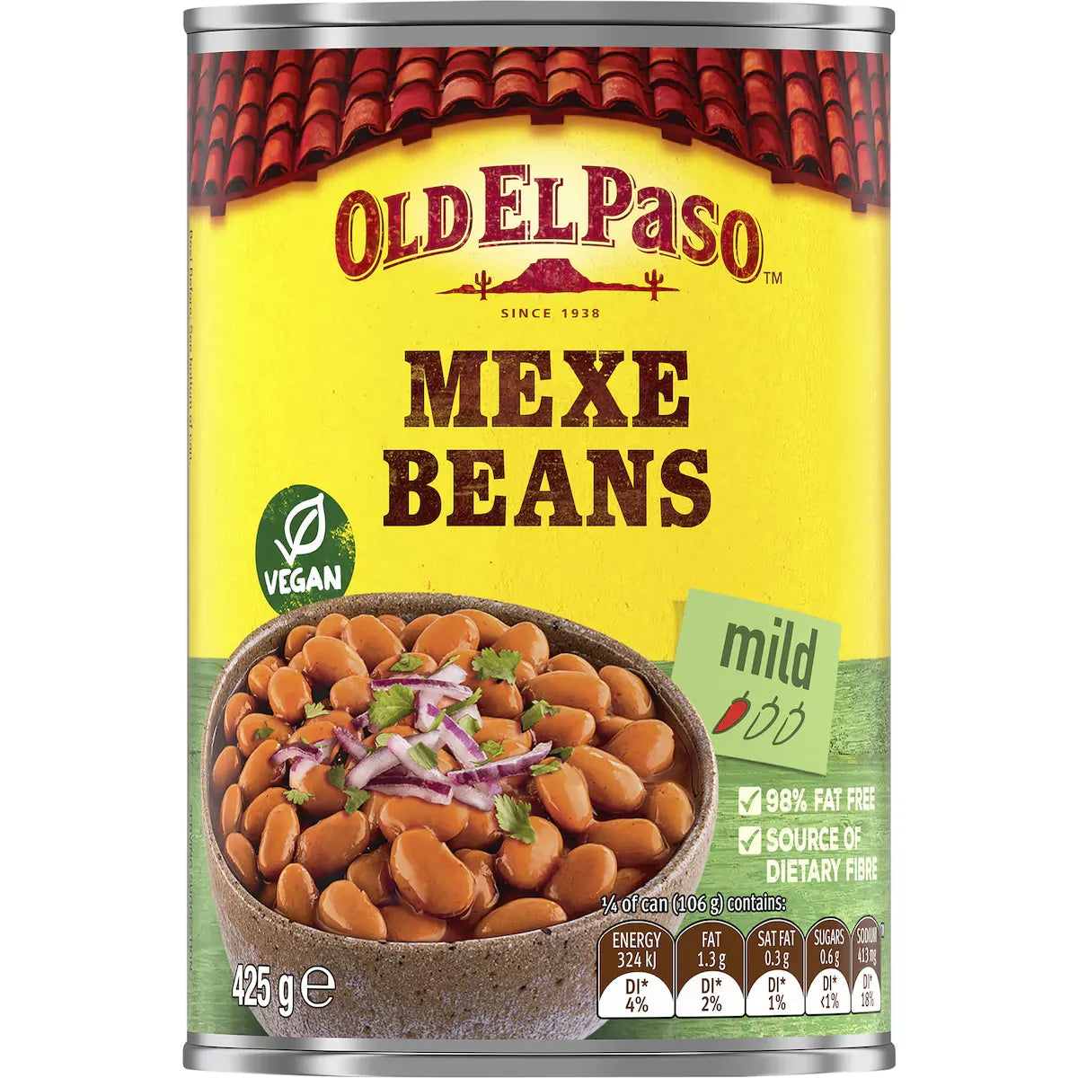 Old El Paso Mexe Beans Mild 425g