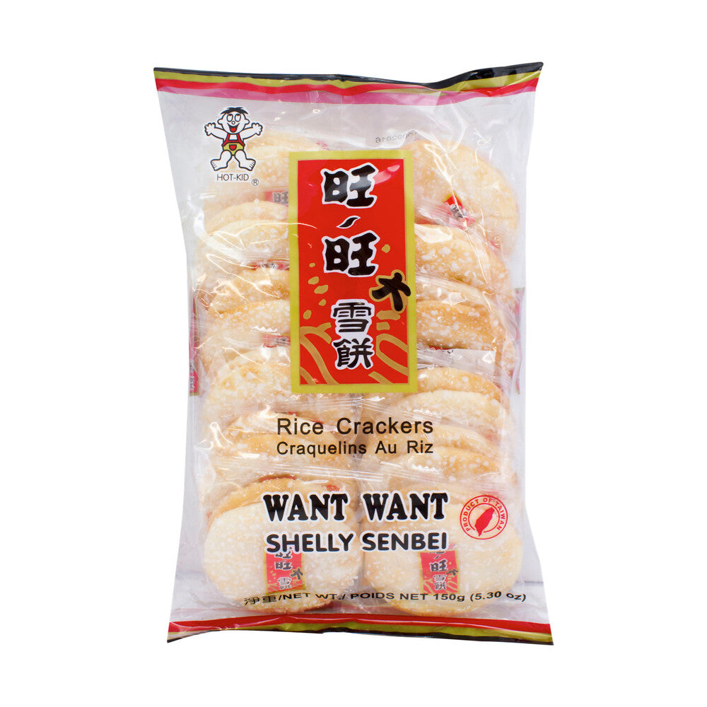 Hot Kids Want Want Rice Crackers Shelly Senbei - 150g
