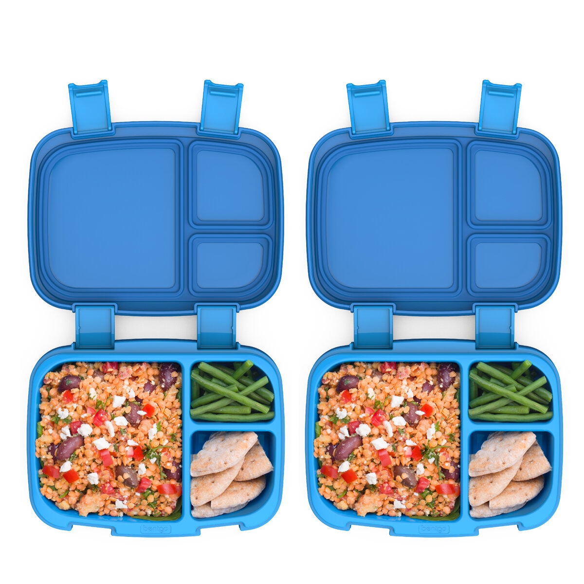 Bentgo Fresh Leak-Proof Lunch Box 2 Pack Blue