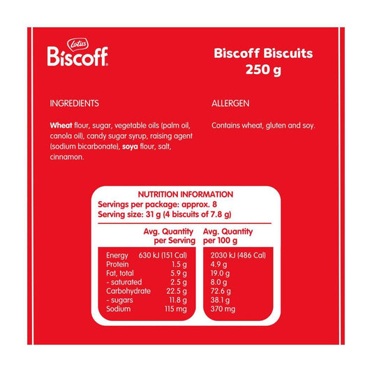 Lotus Biscoff Biscuits - 250g