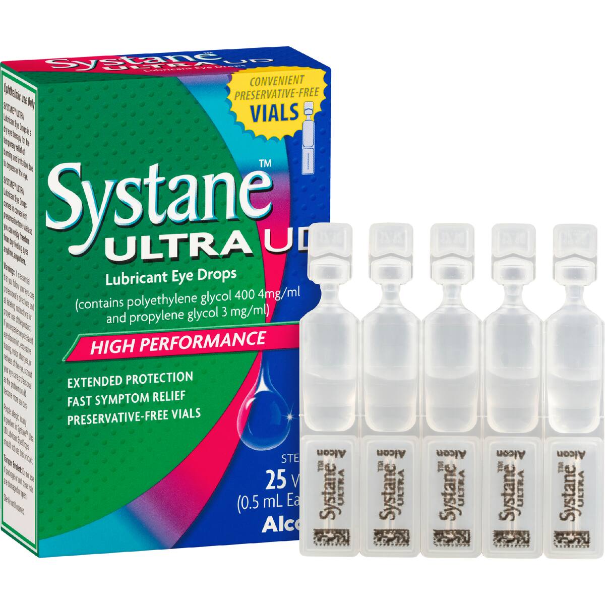 Systane Ultra Ud Lubricant Eye Drops 0.5ml X 25 Pack