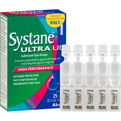 Systane Ultra Ud Lubricant Eye Drops 0.5ml X 25 Pack