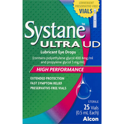 Systane Ultra Ud Lubricant Eye Drops 0.5ml X 25 Pack
