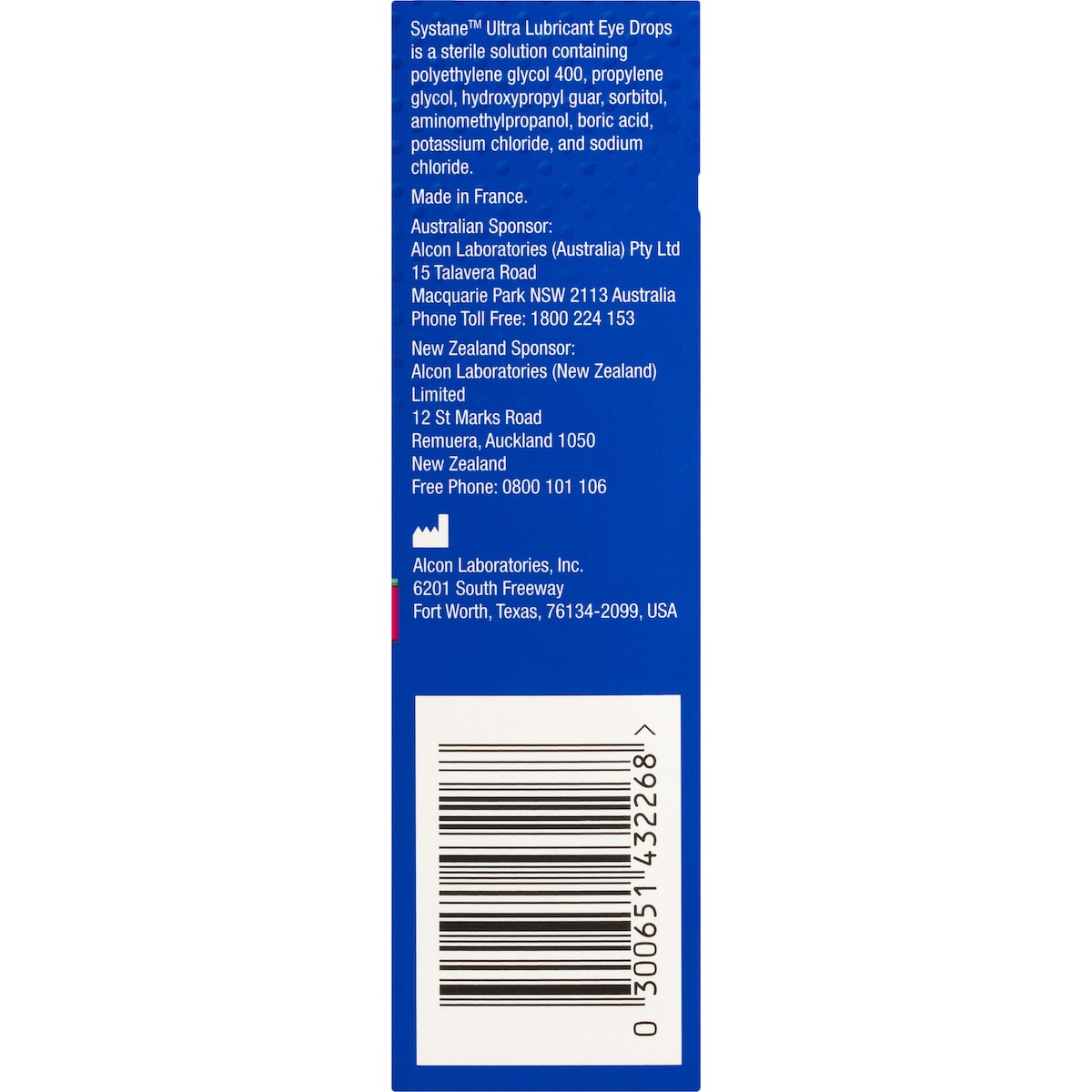 Systane Ultra Ud Lubricant Eye Drops 0.5ml X 25 Pack