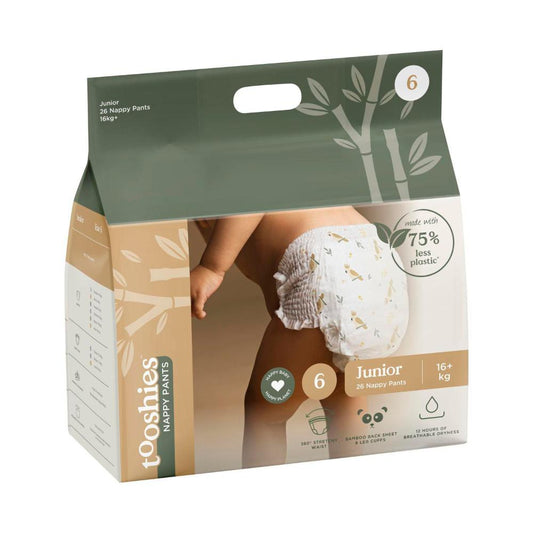 Tooshies Eco Nappy Pants Size 6 Junior - 26 Pack