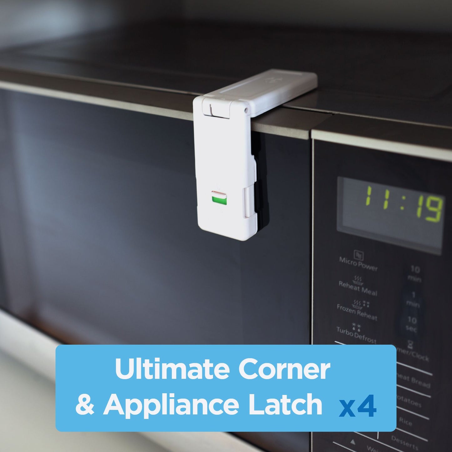 Perma Child Safety Ultimate Corner and Appliance Lock - 4 Pack