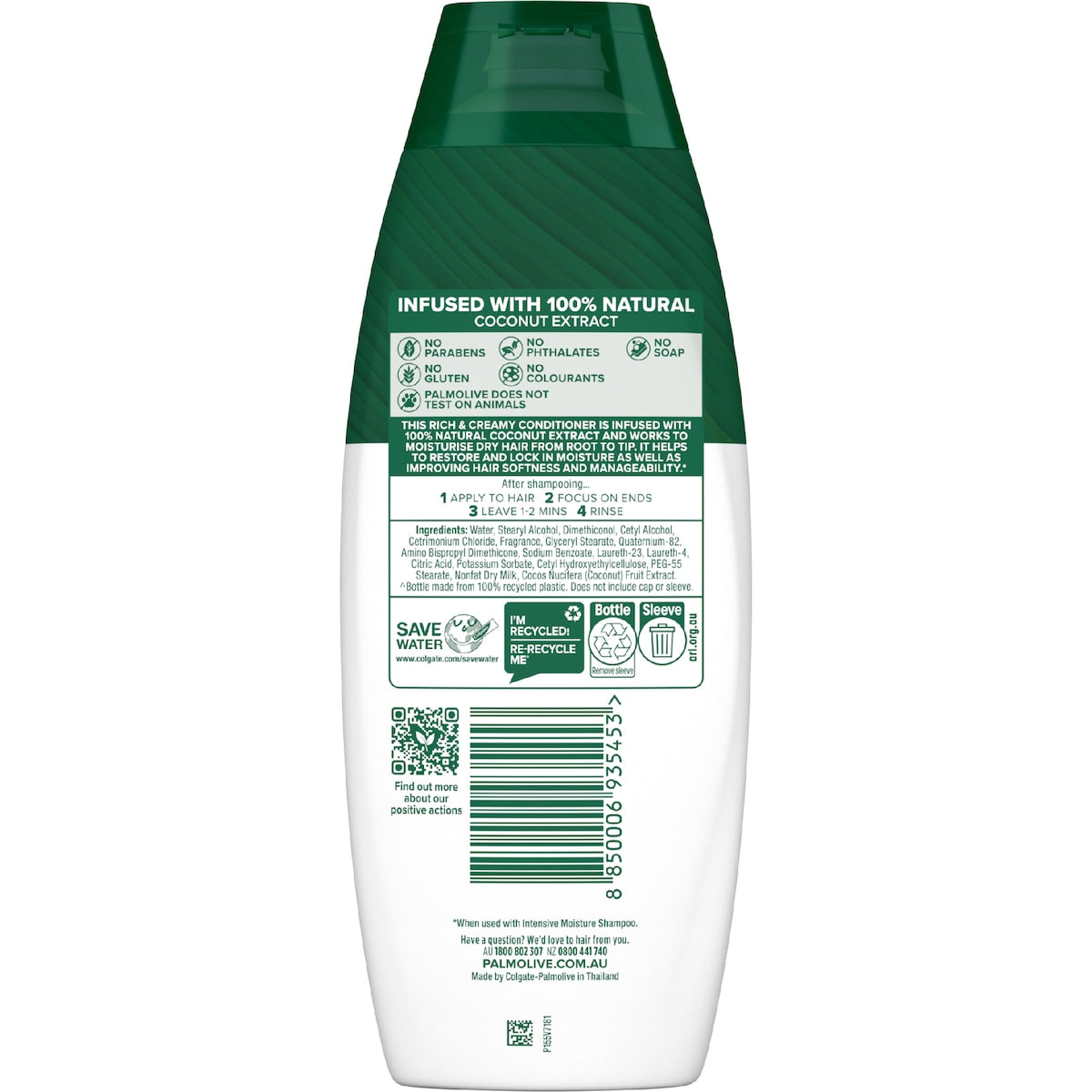 Palmolive Conditioner Naturals Intensive Moisture 350ml