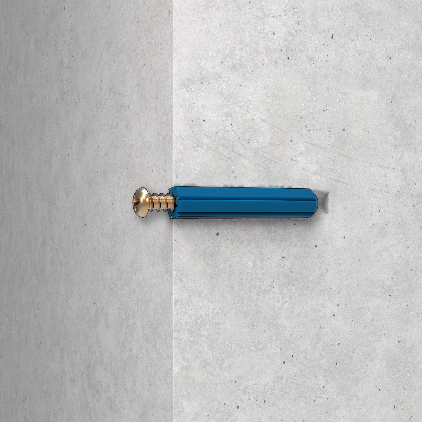 Ramset Blue Wall Plugs - 8 x 35mm - 50 Pack