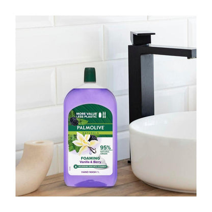 Palmolive Naturals Foaming Hand Wash Vanilla & Berry Refill - 1L