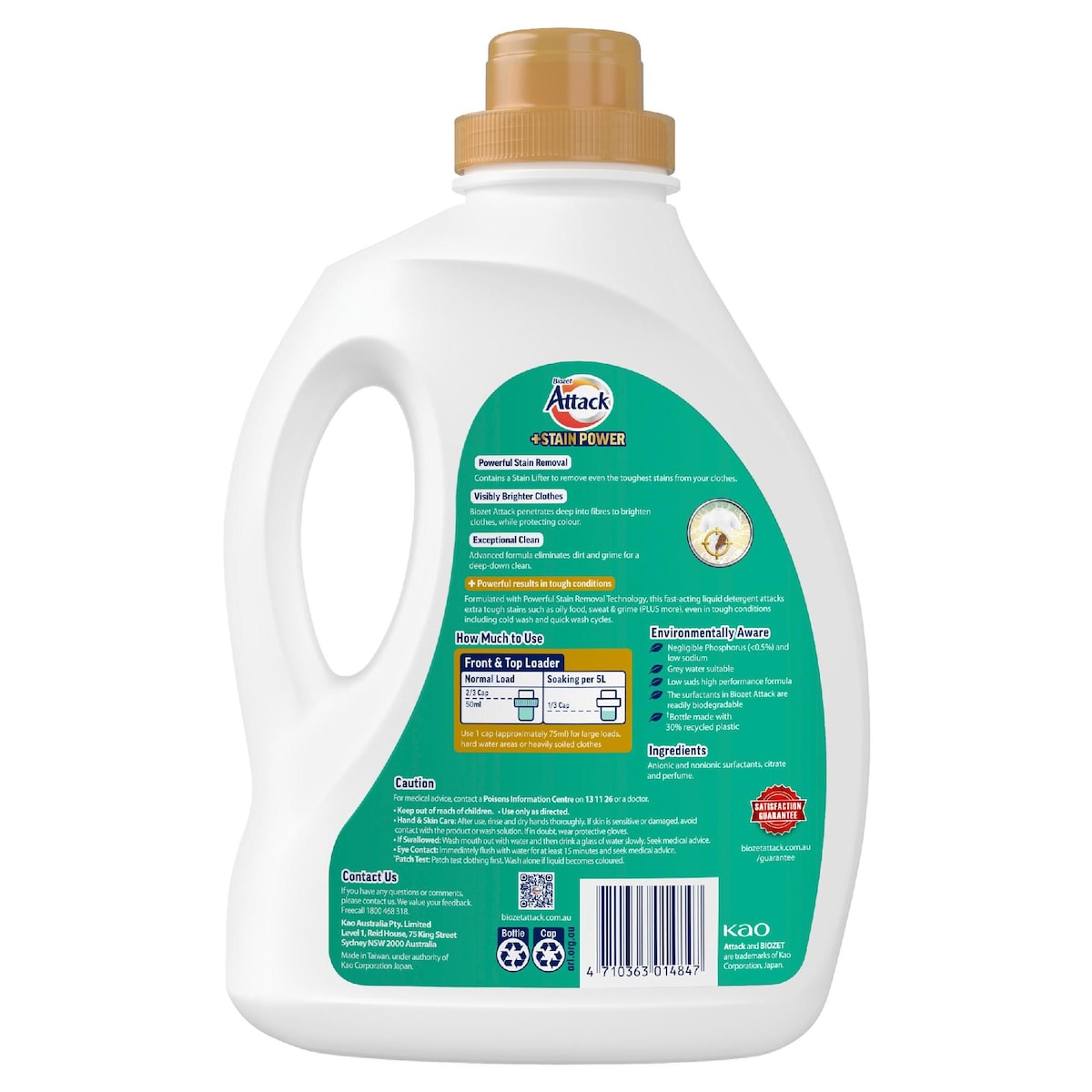Biozet Attack Attack Plus Stain Power 2l