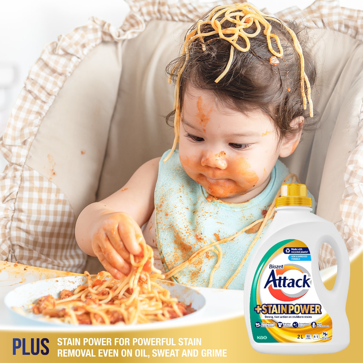 Biozet Attack Attack Plus Stain Power 2l