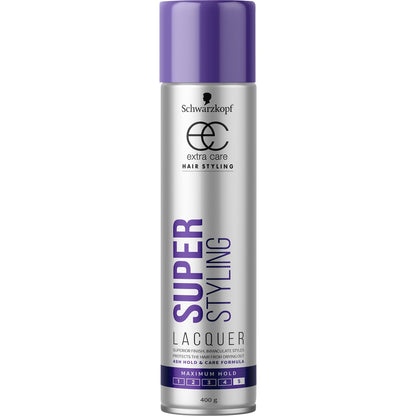 Schwarzkopf Extra Care Hair Spray Super Styling Lacquer Hairspray 400g