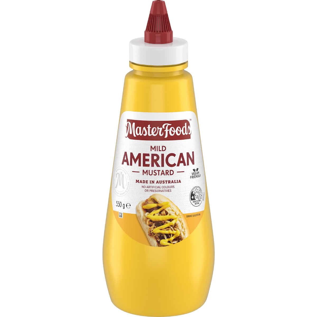 Masterfoods Mild American Mustard 550g