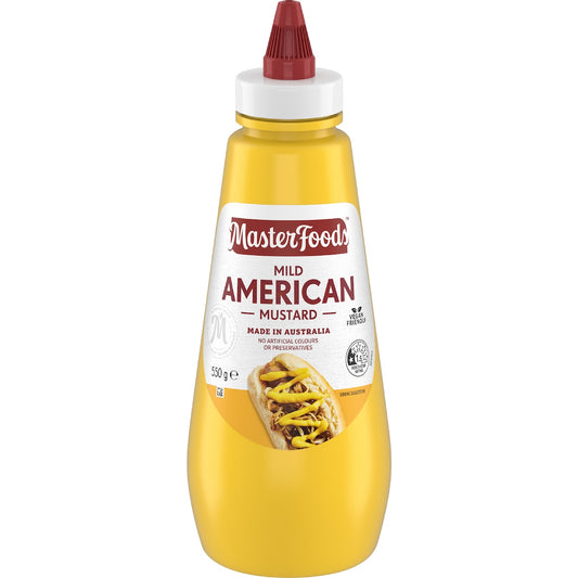 Masterfoods Mild American Mustard 550g