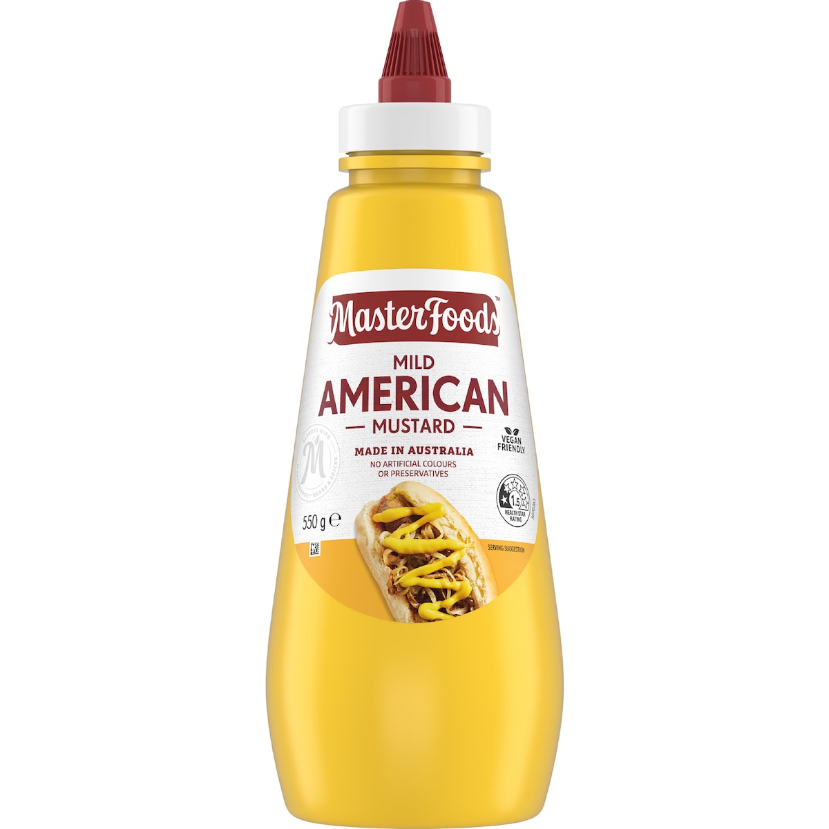 Masterfoods Mild American Mustard 550g