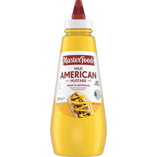 Masterfoods Mild American Mustard 550g