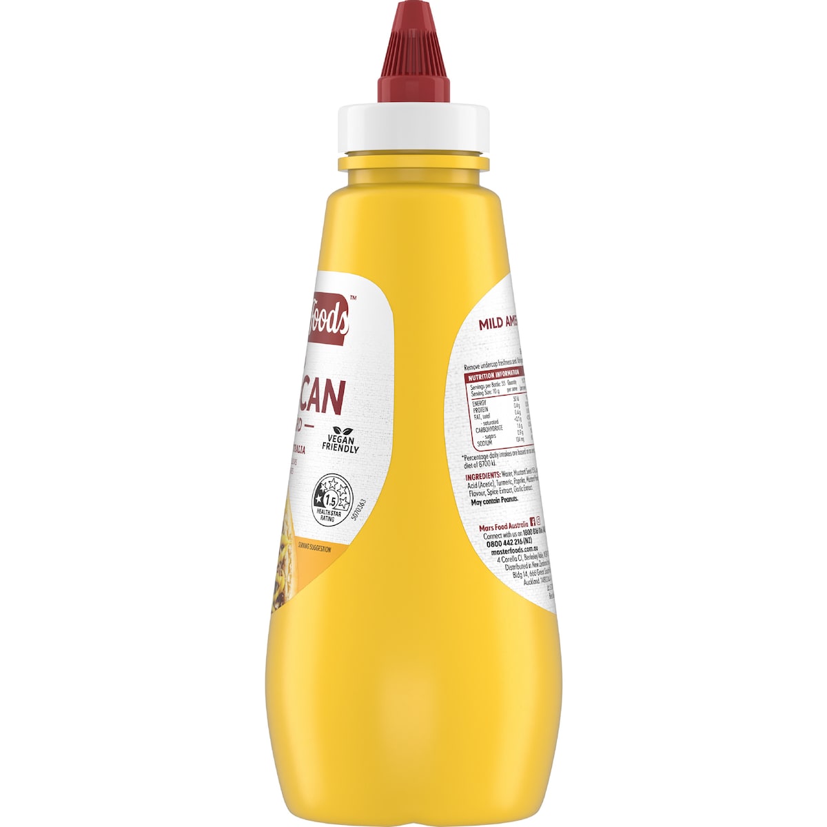 Masterfoods Mild American Mustard 550g