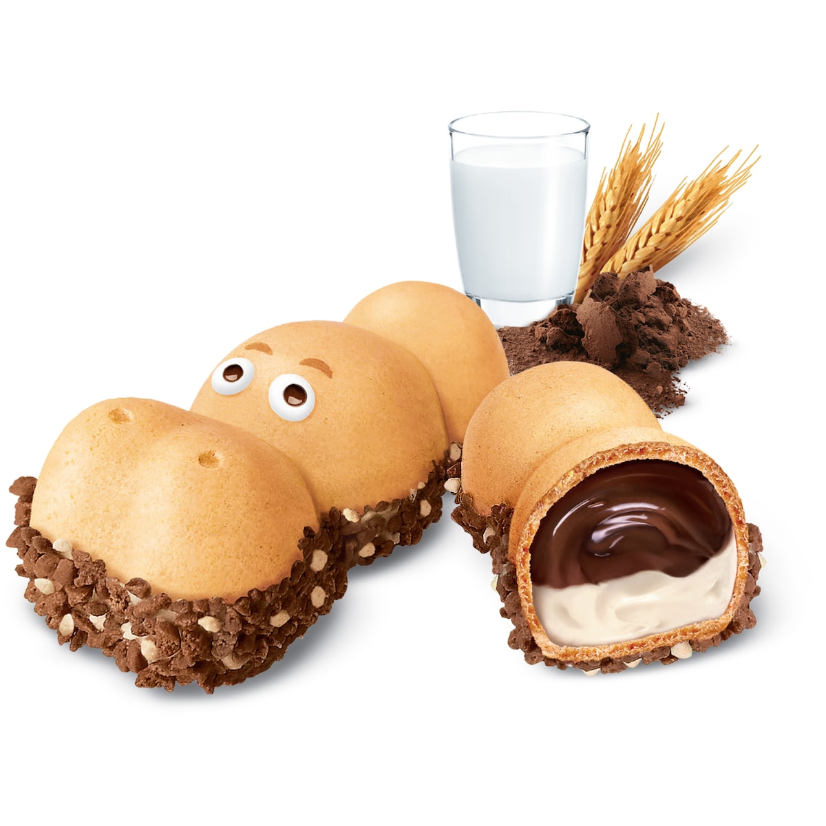 Kinder Happy Hippo Cocoa Biscuit Multipack 5 Pack