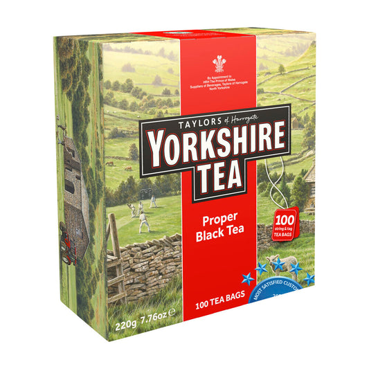 Taylors of Harrogate Yorkshire Black Tea Bags 100 Pack - 220g