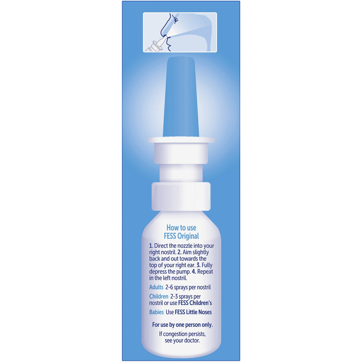 Fess Saline Nasal Spray 75ml