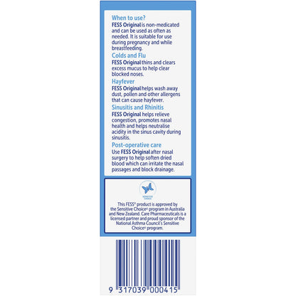 Fess Saline Nasal Spray 75ml