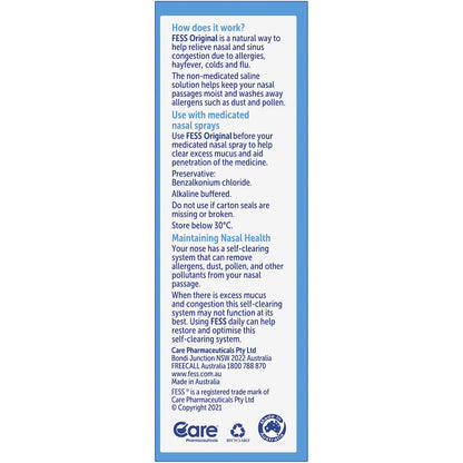 Fess Saline Nasal Spray 75ml