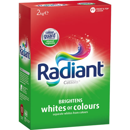Radiant Whites Or Colours Laundry Detergent Washing Powder 2kg