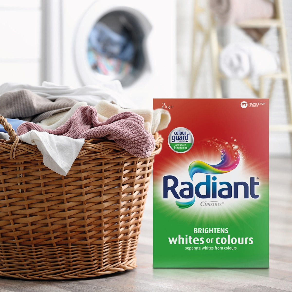 Radiant Whites Or Colours Laundry Detergent Washing Powder 2kg