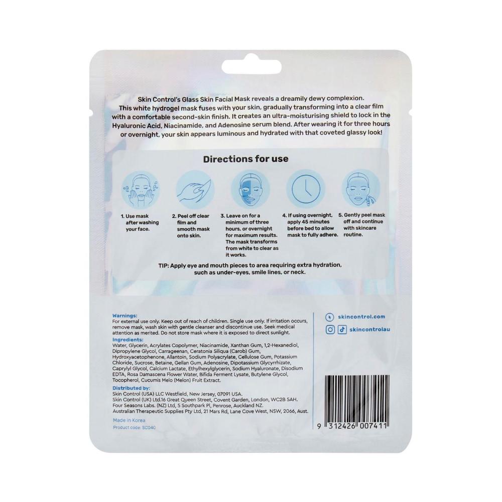 Skin Control Glass Skin Face Mask Hyaluronic Acid - 34mL
