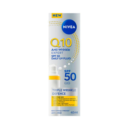 Nivea Q10 Anti Wrinkle Expert Daily Uv Fluid SPF 50 - 40mL