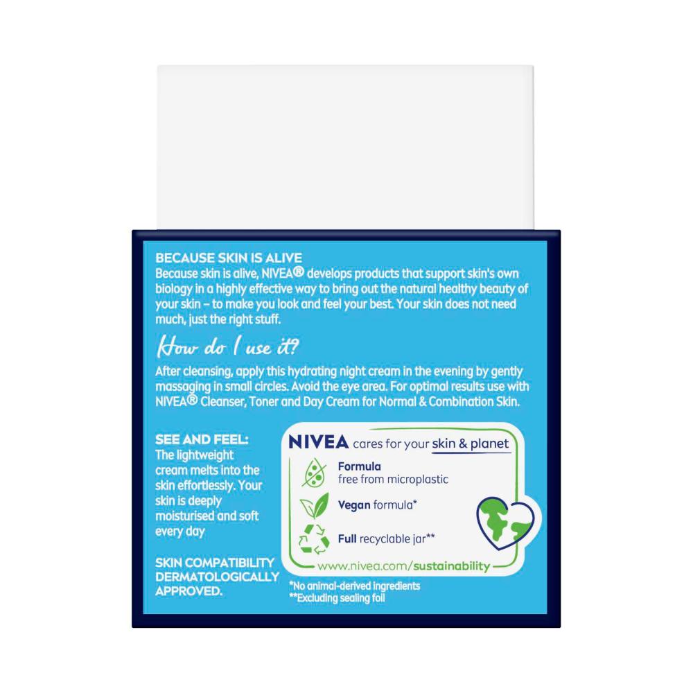 Nivea Daily Essentials Hydrating Night Cream - 50mL