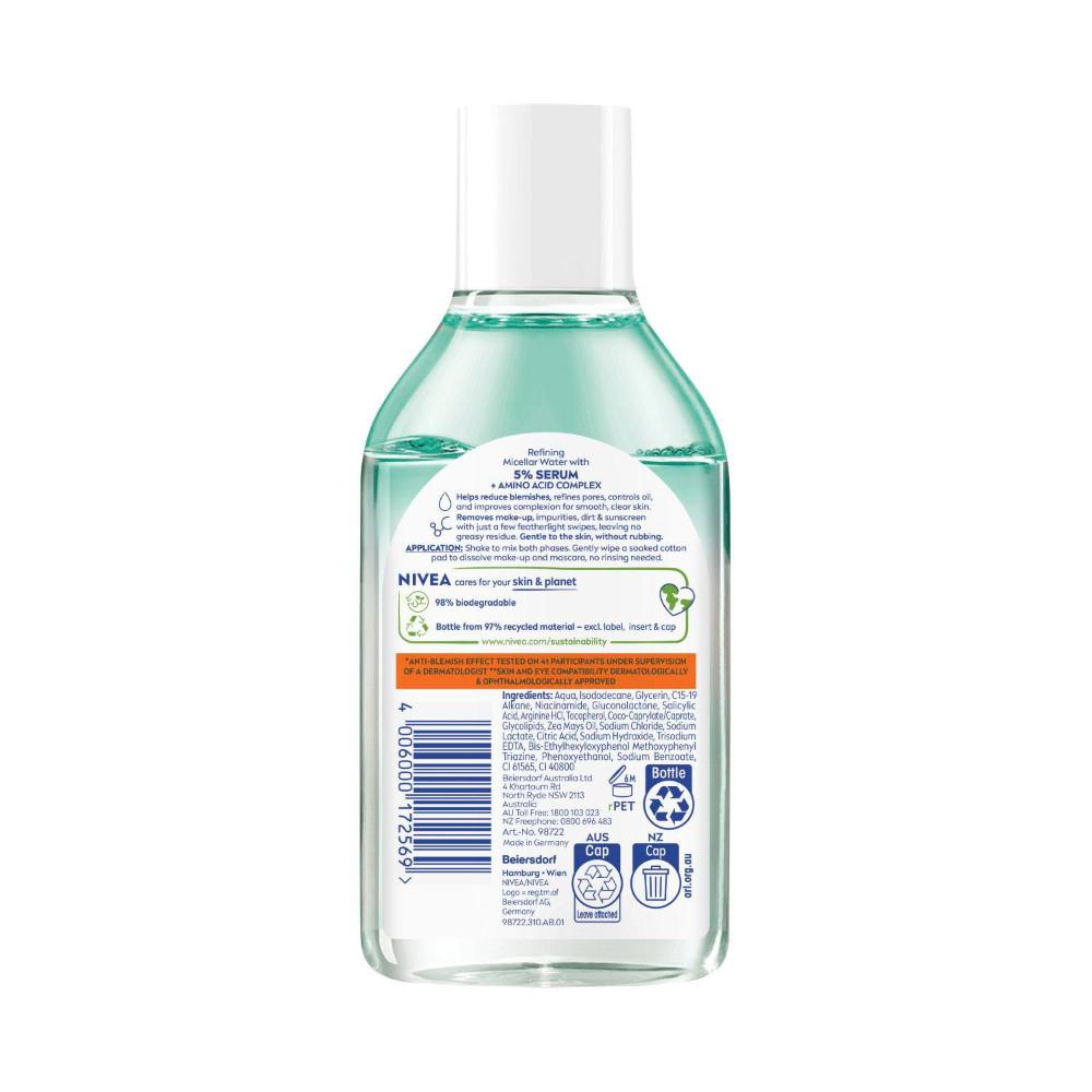 Nivea Derma Skin Clear Micellar Water - 400mL