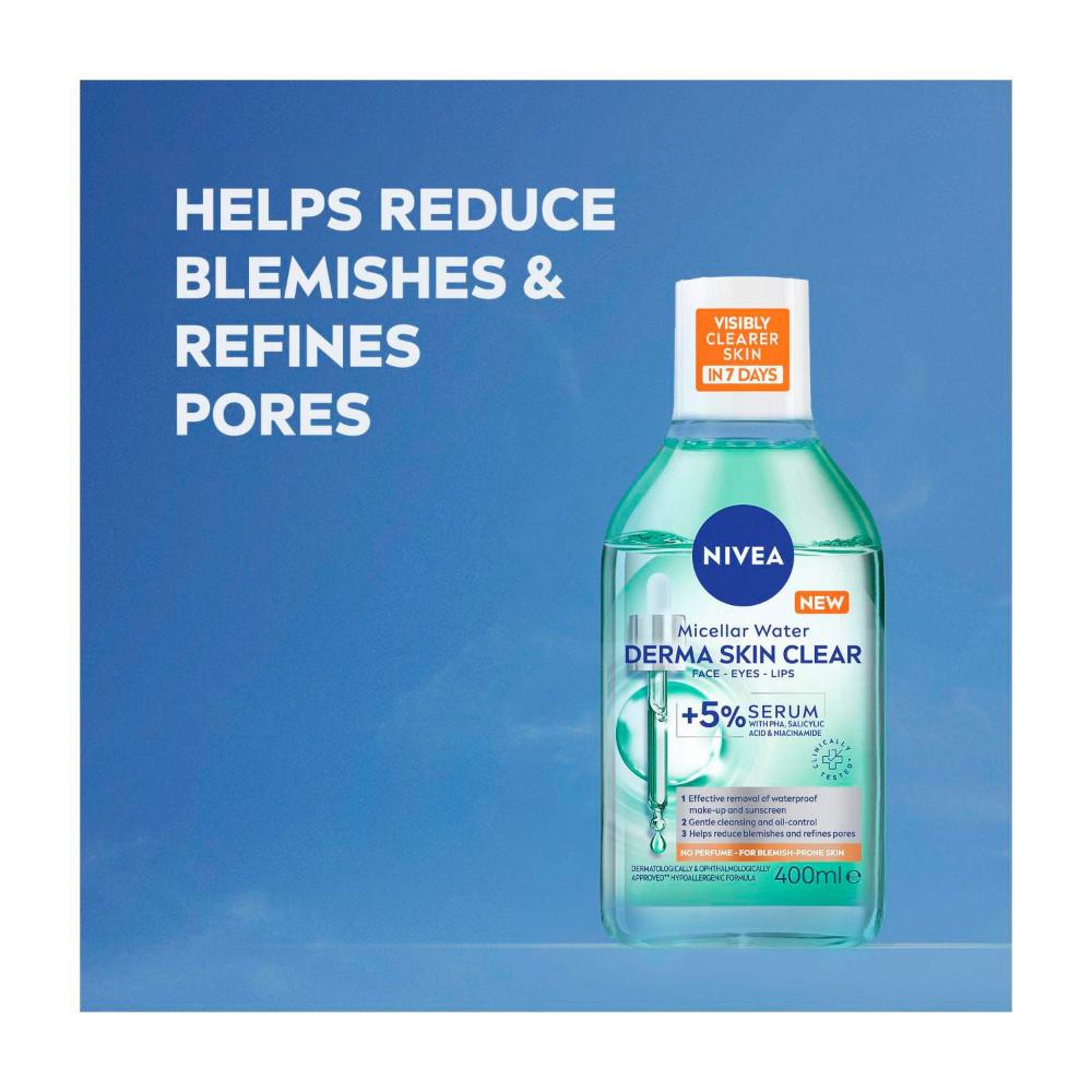 Nivea Derma Skin Clear Micellar Water - 400mL