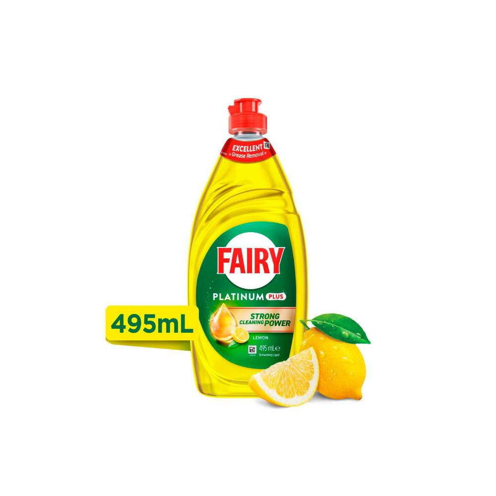 Fairy Complete Clean Dishwashing Liquid Lemon - 495mL
