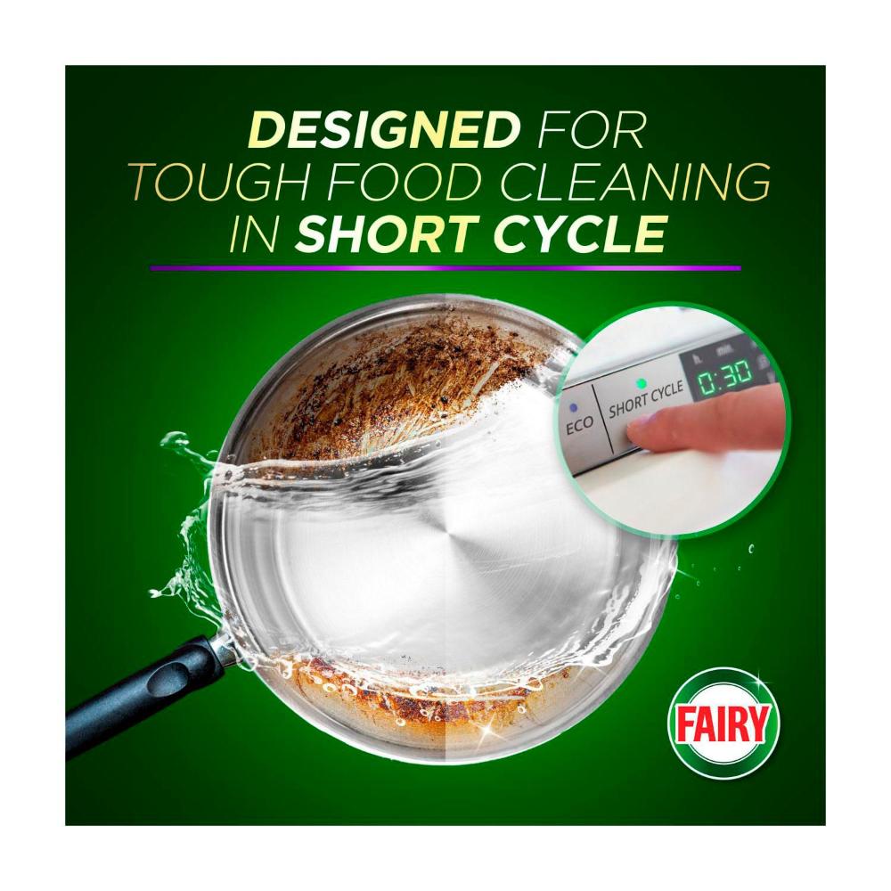 Fairy 5 Power Action Lemon Dishwashing Tablets - 34 Pack