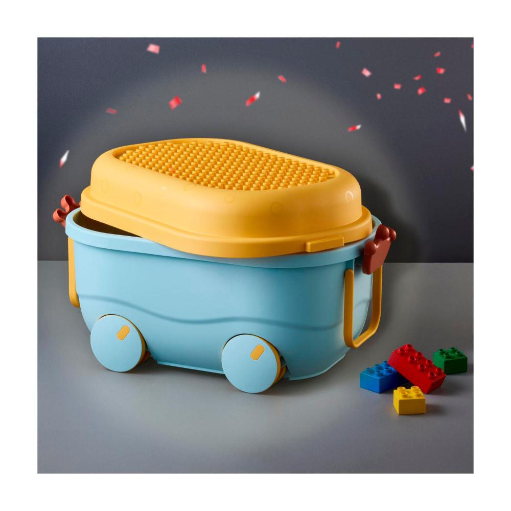 Storage Box With Blocks Lid - 1 Each