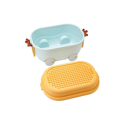 Storage Box With Blocks Lid - 1 Each