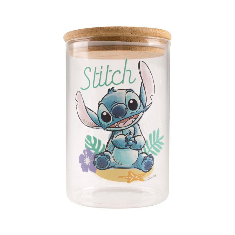 Licensed Glass Canister With Bamboo Lid 1l - 1 Each