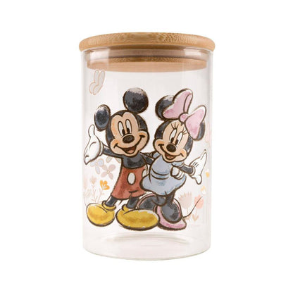 Licensed Glass Canister With Bamboo Lid 1l - 1 Each