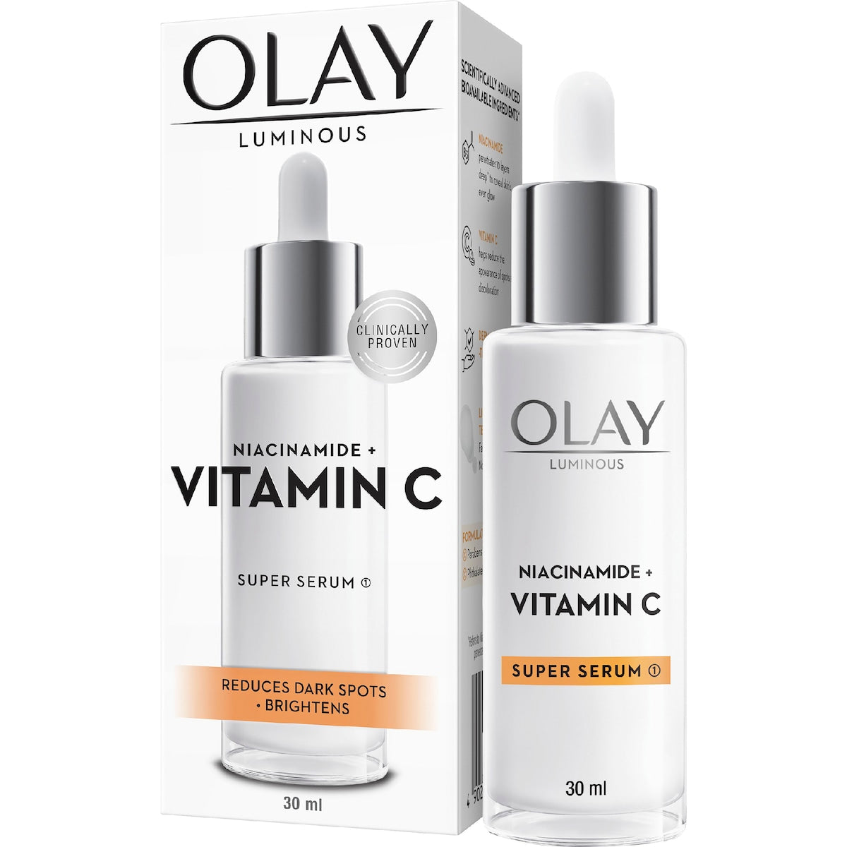 Olay Luminous Niacinamide + Vitamin C Super Face Serum 30ml