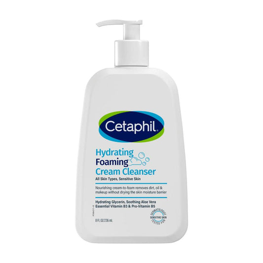 Cetaphil Hydrating Foaming Cream eanser - 236mL