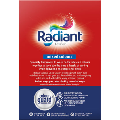 Radiant Mixed Colours Laundry Detergent Washing Powder 2kg